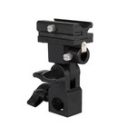 2-pack Umbrella Holder Bracket With Flash Mount Shoe Adapter For Light Stand
