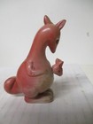 Vintage Japan Celluloid Kangaroo With Baby Figural Tape Measure