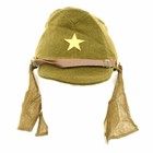 Japanese Wwii Army Em nco Hat   Neck Flaps- Size 7 1 2