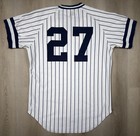 Penn State University 1980s Nittany Lions Baseball  27 Game-worn Wilson Jersey