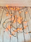 Vtg Mcm Atomic Starburst Christmas Lights 5 Strings 35 Lights Ea   4 Working 