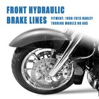 16  Bar Extended Front Brake Line Oil Hose For Harley 1996-2013 Touring No Abs