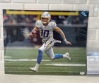 Justin Herbert Autographed Los Angeles Chargers 11x14 Signed Photo With Aca-coa 