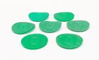Washington Sales Tax Token Green Plastic Vintage Lot Of 7