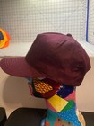 Vintage Yoshi Super Mario Nintendo Trucker Hat Cap Maroon Snapback Old Stock