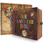 146pages Our Adventure Book Scrapbook Leather Photo Album Wedding Valentine Gift