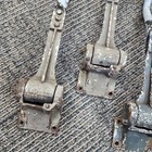 Vintage New York City Subway Train Strap Hanger Handles Cast Iron Porcelain X5