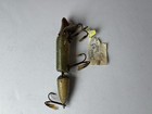 Vintage Heddon Jointed Swimming Vamp 7300 Wood 2-piece Fishing Lure No Eyes