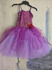 Girls Purple Sequin Tutu Dress     Ballet   Party   Costume  Size Cla