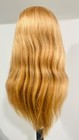 24   Training Mannequin Head With 100  Real Human Hair  Cosmetology Practice 