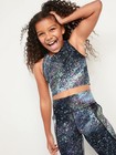Old Navy Kid Girls Powersoft Longline Sports Bra Mystic Fire Size Xl  14-16 