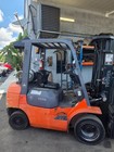 2005 Toyota 7fgu25 Forklift 4500lb Propane Pneumatic 3 Stage Sideshift 9696 Hrs
