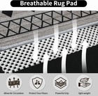 Non Slip Rug Pads 2x3 Ft Non Skid Rug Pad Gripper  Anti-slip Carpet Rug Mats For