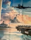 Wwii Aircraft Carrier   Planes Banner 40    X 58   
