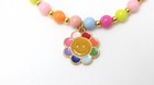 New---multi-color  happy Face Sun Flower   4 Piece  Girl s Jewelry Set-cute