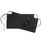 2pack Waist Aprons 3 Pockets Waitress Server Waiter Apron For Women Men Black Us