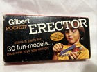 Gilbert Pocket Erector Set Metal Original Box  33100 Instructions Vintage