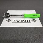 Snap-on Tools Usa New Green 1 2  Drive Hard Grip Fixed-head Ratchet Shd80a