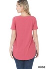 Clearance Womens Long Tunic Top Short Sleeve T-shirt Blouse Loose Basic Crew
