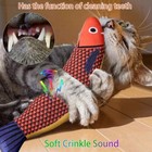 3 Pcs Cat Chew Toys Crinkle Sound Saury Fish Cat Catnip Toys Kitten Kicker Toys
