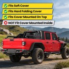 Adjustable 4x4 Roll Sport Bar Chase Rack For F-150 Ranger Tacoma Sierra Ram 1500