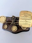 Antique Brass Postal Scale With Weights