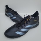 Adidas Predator League Turf Soccer Shoes Men Size 10 5  if6377 Black Gold
