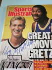 1988 Wayne Gretzky magic Johnson Signed Sports Illustrated Certified By Jsa