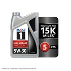 Mobil 1 High Mileage Full Synthetic Motor Oil 5w-30  5 Quart