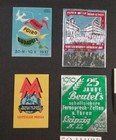 European Poster Stamps Lot Of 10   141-ps  Early 20th Century Various Subjects