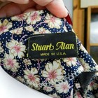 Vintage 80s 90s Stuart Alan Floral Midi Dress Est Size M Cottagecore Twee Dainty