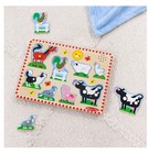 Melissa   Doug Farm Animals Sound Puzzle - Wooden Peg Puzzle With Sound Effects