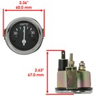 Tachometer Amp Oil Gauge For Massey Ferguson 88 Super 90135 150 165 175 180 Mf20
