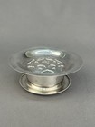 Silverplate Butter Curler Press Dish 2-pc Italy William Adams Rare  a 