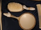 Vintage Mirror  Comb  And Brush Set