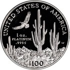 American Platinum Eagle Proof 1 Oz  100 - Coin In Capsule - Random Date
