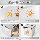 2 Pack Charming Silver Wedding party birthday 10  Money Box card Box