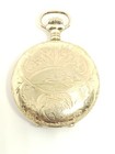  Tavannes Swiss Pocket Watch 7 Jewels In Full Hunter Gf Case 1910-20  Vg- Runs 
