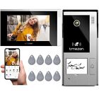 Tmezon Hd Wifi Video Doorbell Security Intercom System 2x7   Touch Monitor Rfid