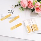 10pcs Saxophone Alto Reeds 2 5  Professional Alto Sax Reed Thinner Reed Tip F   