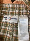 Vintage Boys Romper Overalls  3-6 Months  Plaid Safari  B t  Kids  Excellent