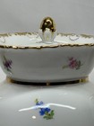 18th Century Rare Meissen 11    Coffee tea Pot    streublumen    W handpainted Flowers