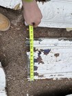 Antique 1890s Salvaged Metal tin Ceiling Tile Cornices Architectural 12x48 Rare