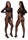 Asteria - Ultra Shine Full Bodystocking In No Gusset Or Crotchless