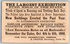 2nd Annual Penn State 1890 Agricultural Exhibition York Pa Victorian Trade Card