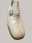 Vintage 70s Florsheim Sultan White Leather Monk Strap Shoes 12 C Nos A85 Read