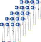 20pcs Precision Electric Toothbrush Replacement Fit For Oral  Braun Brush Heads