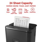 Staples 24-sheet Cross-cut Multi-media Shredder  st62156 