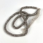 Silver Colored Heishi Beads Ethiopia