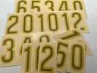 Vintage 1979 John Deere Tractor Original Decal Labels Power Shift Diesel B1